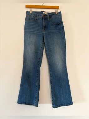 Madewell Blue Cali Demi Boot Jeans